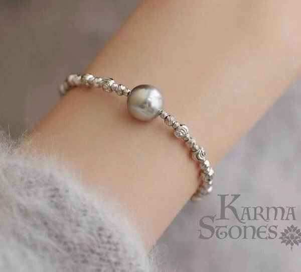 White Rock-Crystal Bracelet